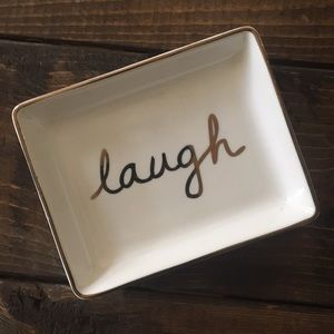 “Laugh” sentiment dish 5/$25